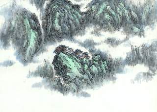 蜀道难诗画欣赏